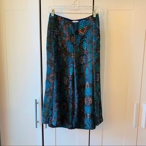 Anthropologie Capri Pants - Green/Blue